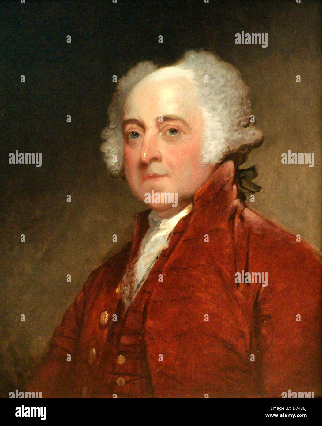 John Adams by Gilbert Stuart Stock Photo