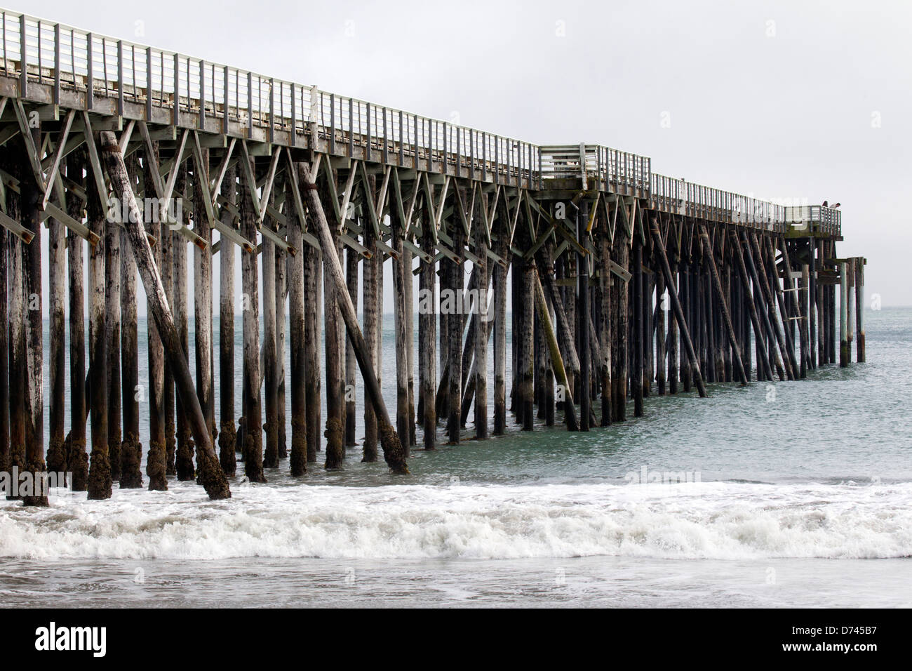 San Simeon Pier Stock Photo