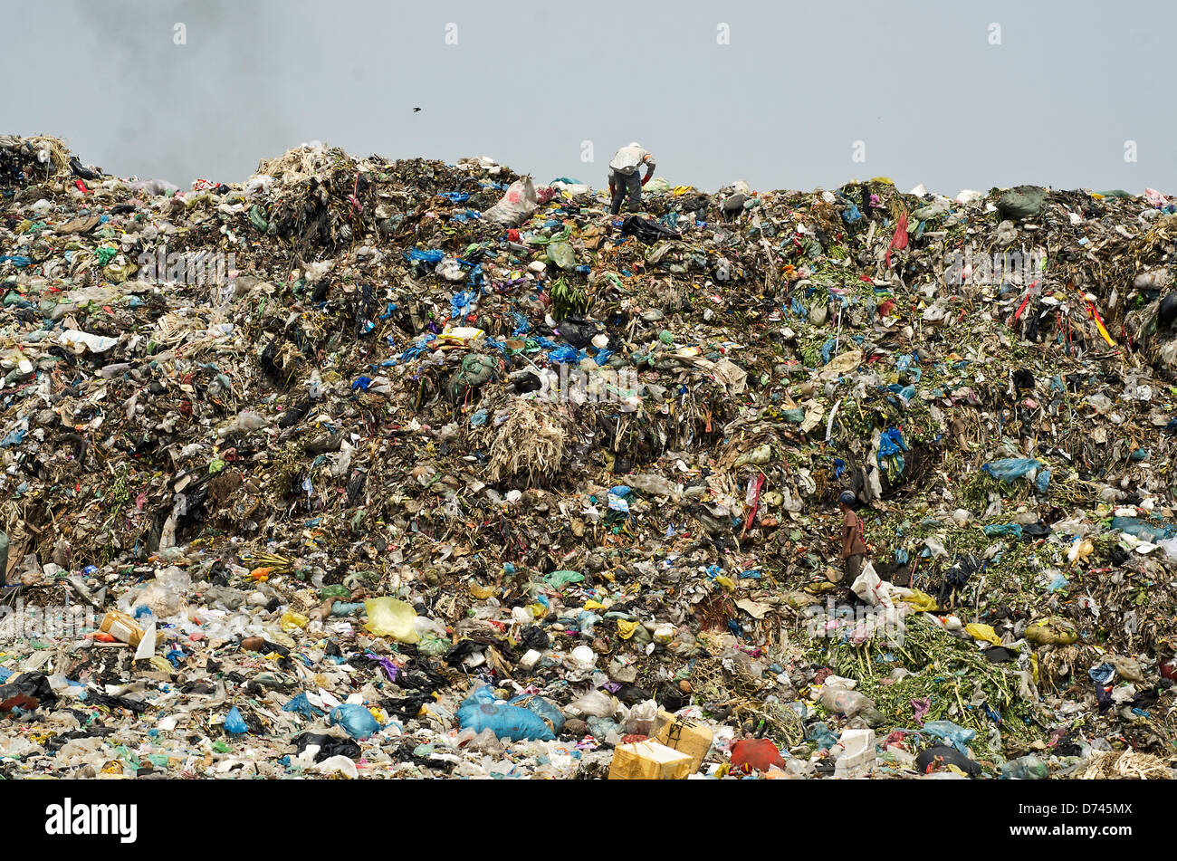 Tuol Sleng,Phnom Penh garbage dump Stock Photo