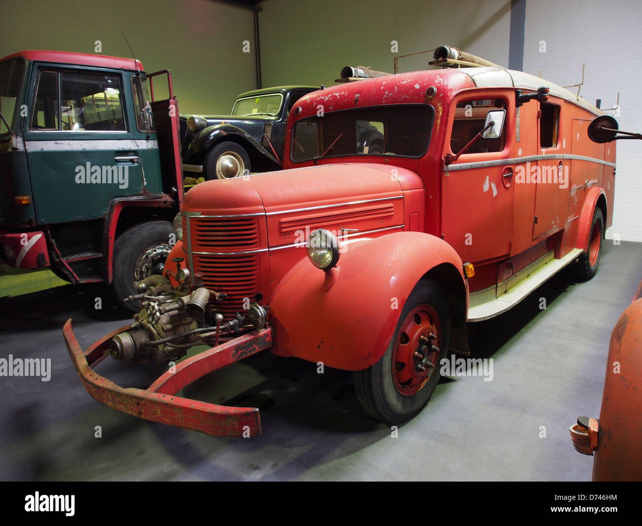 This Volvo fire engine, currently in need of restoration, showcases the ...