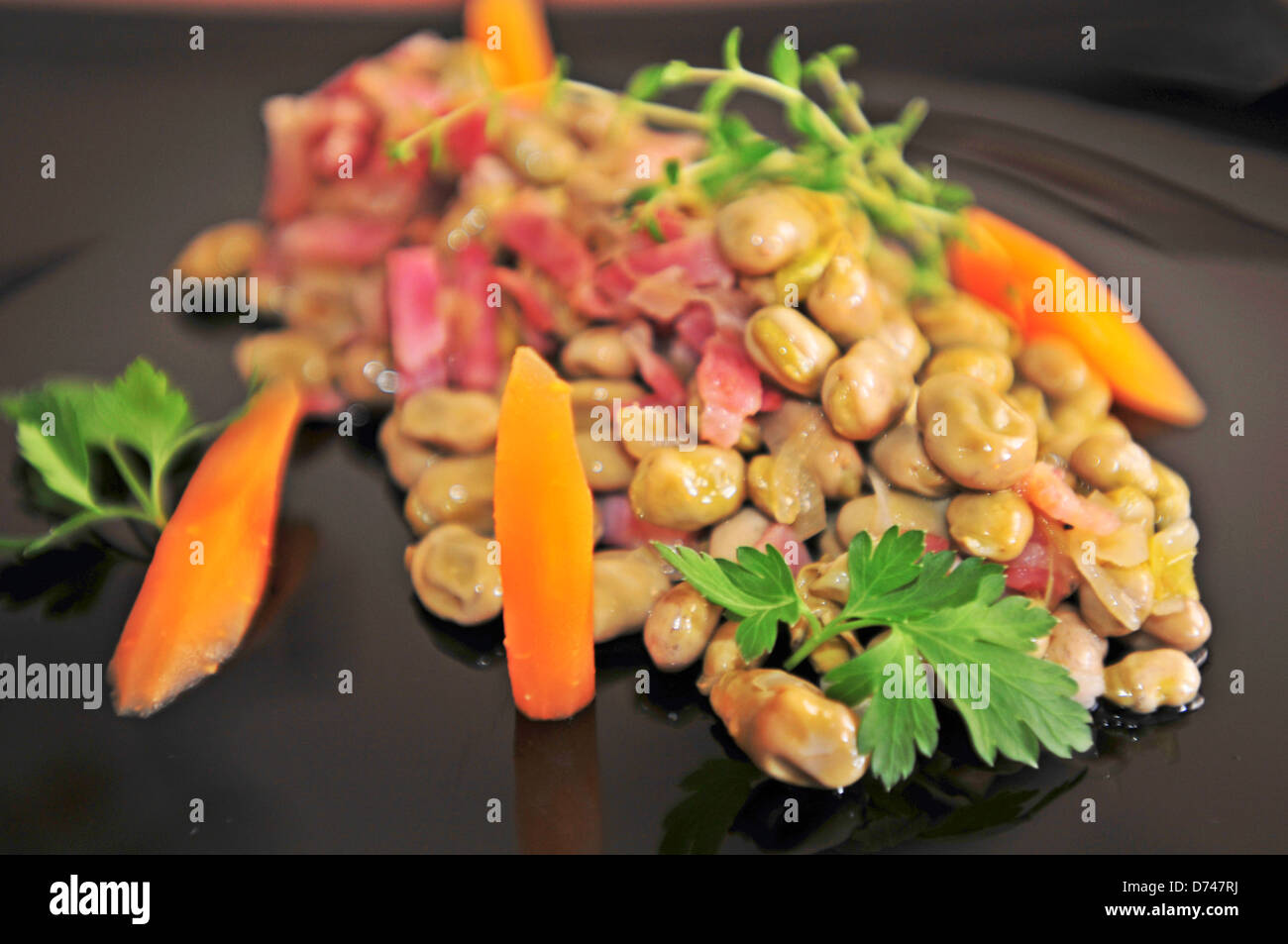 Broad Beans Healthy Food Stock Photo Alamy