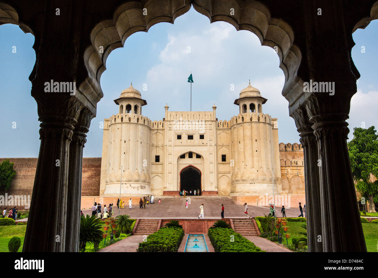 Alamgiri Gate, Lahore Fort, Lahore, Pakistan Stock Photo