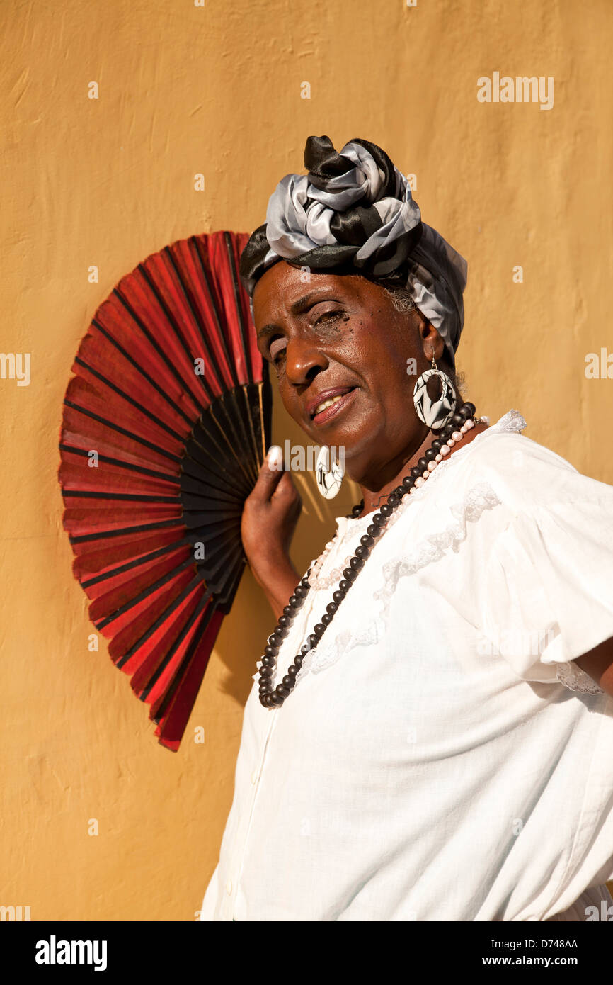 Woman with the fan hires stock photography and images Alamy