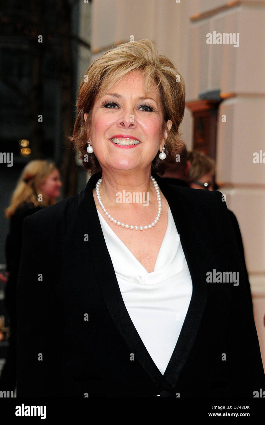 London, UK. 28th April 2013. Lynda Bellingham attends Olivier Awards 2013 at The Royal Opera House Covent Garden London. Credit: Peter Phillips/Alamy Live News Stock Photo