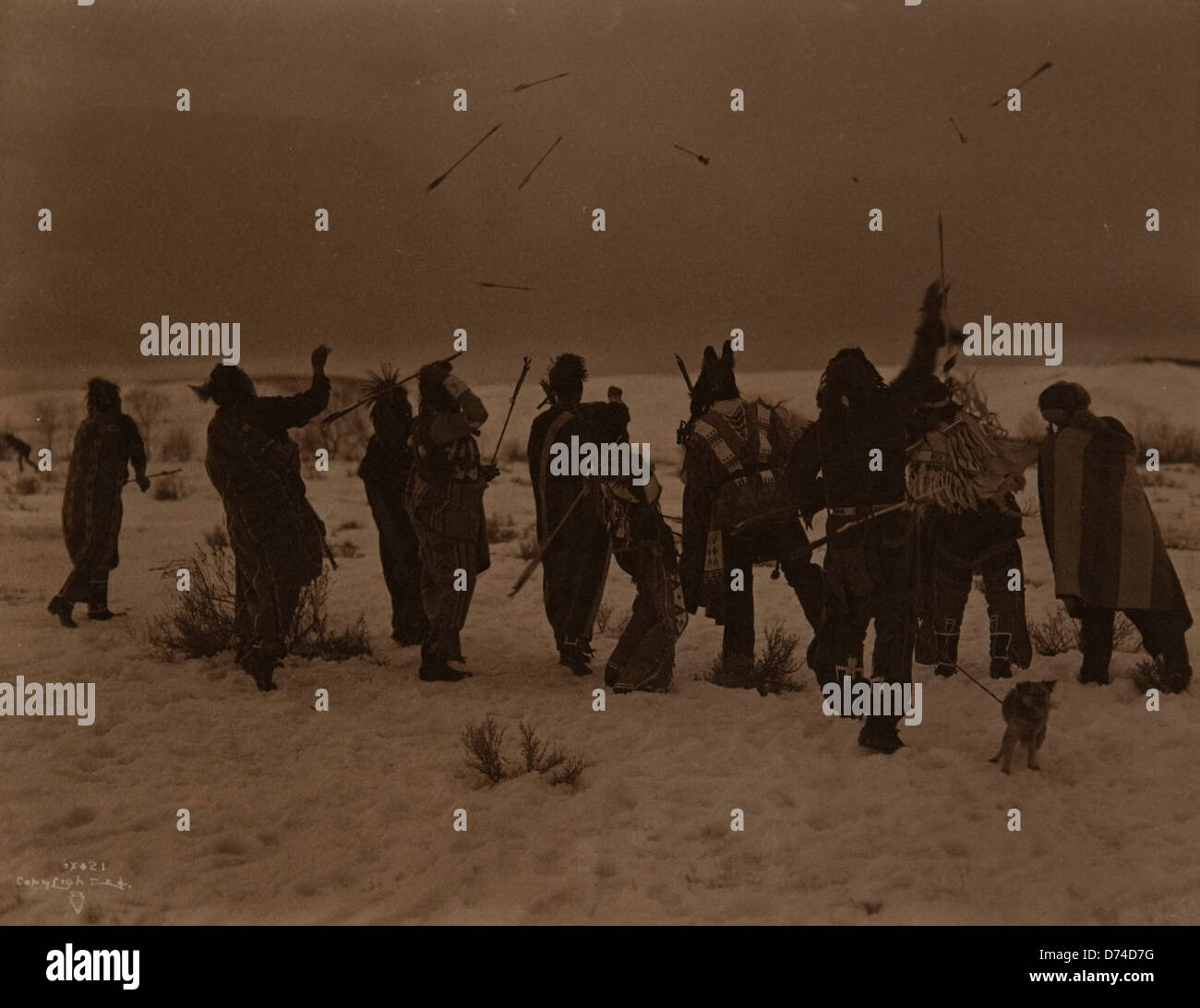 Vintage native american indians hi-res stock photography and