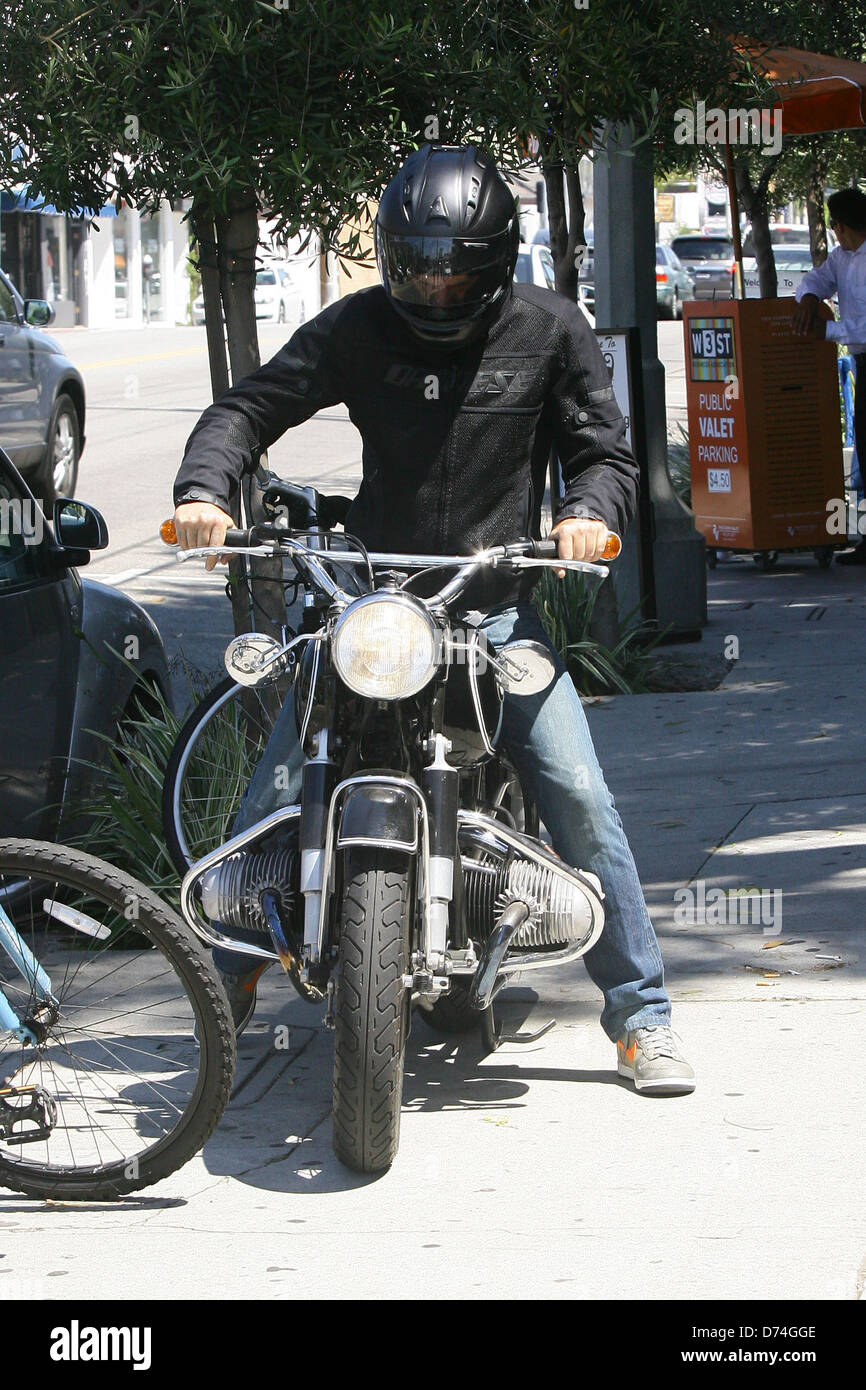 Balthazar Getty Is Seen Leaving The The Little Door Restaurant And