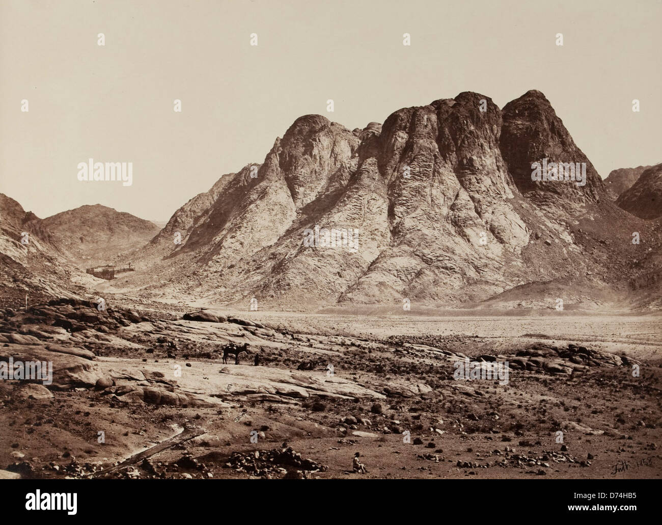 Mount Horeb Sinai Stock Photo Alamy