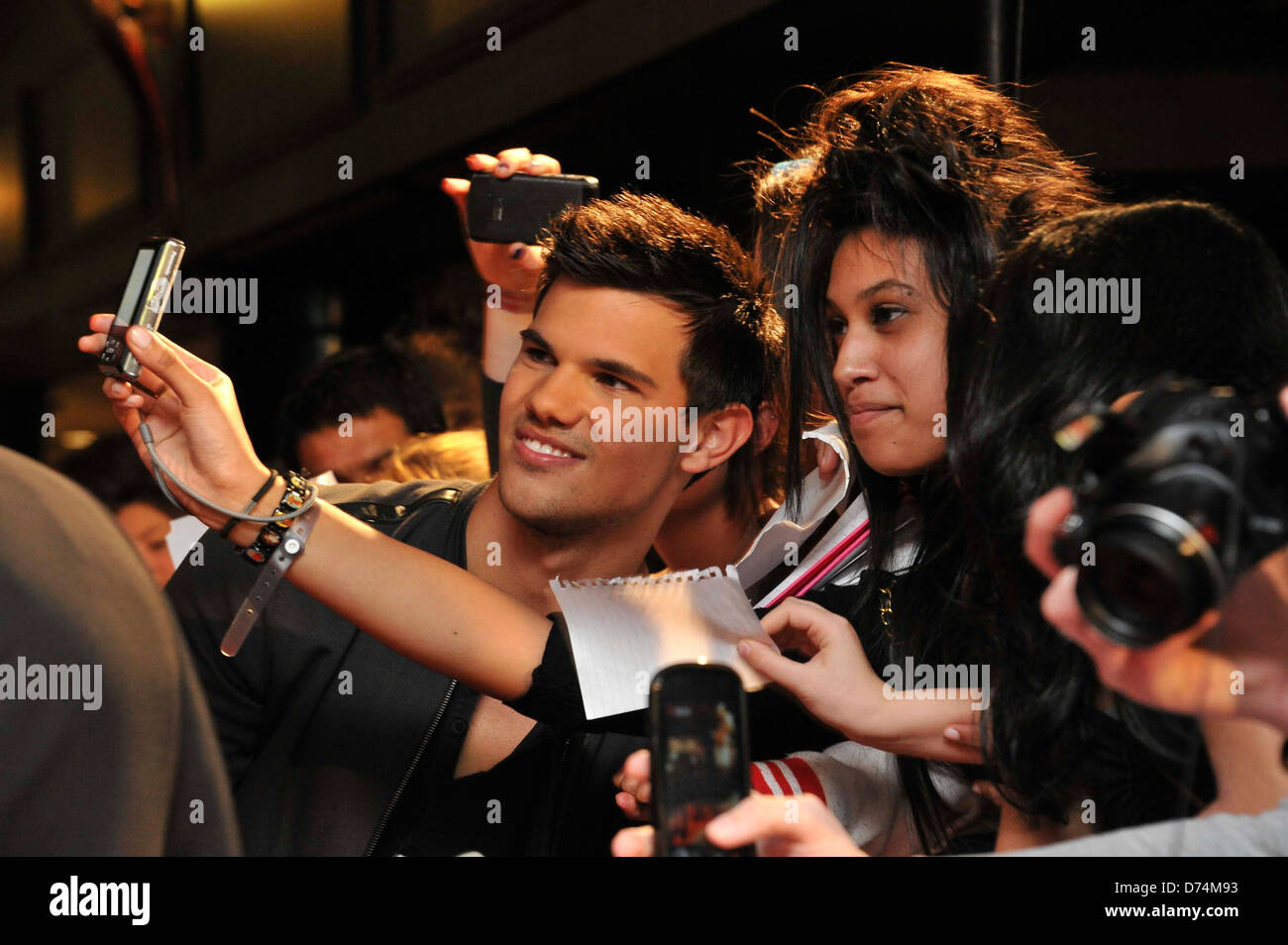 Taylor Lautner attends special screening of 'Abduction' at Village
