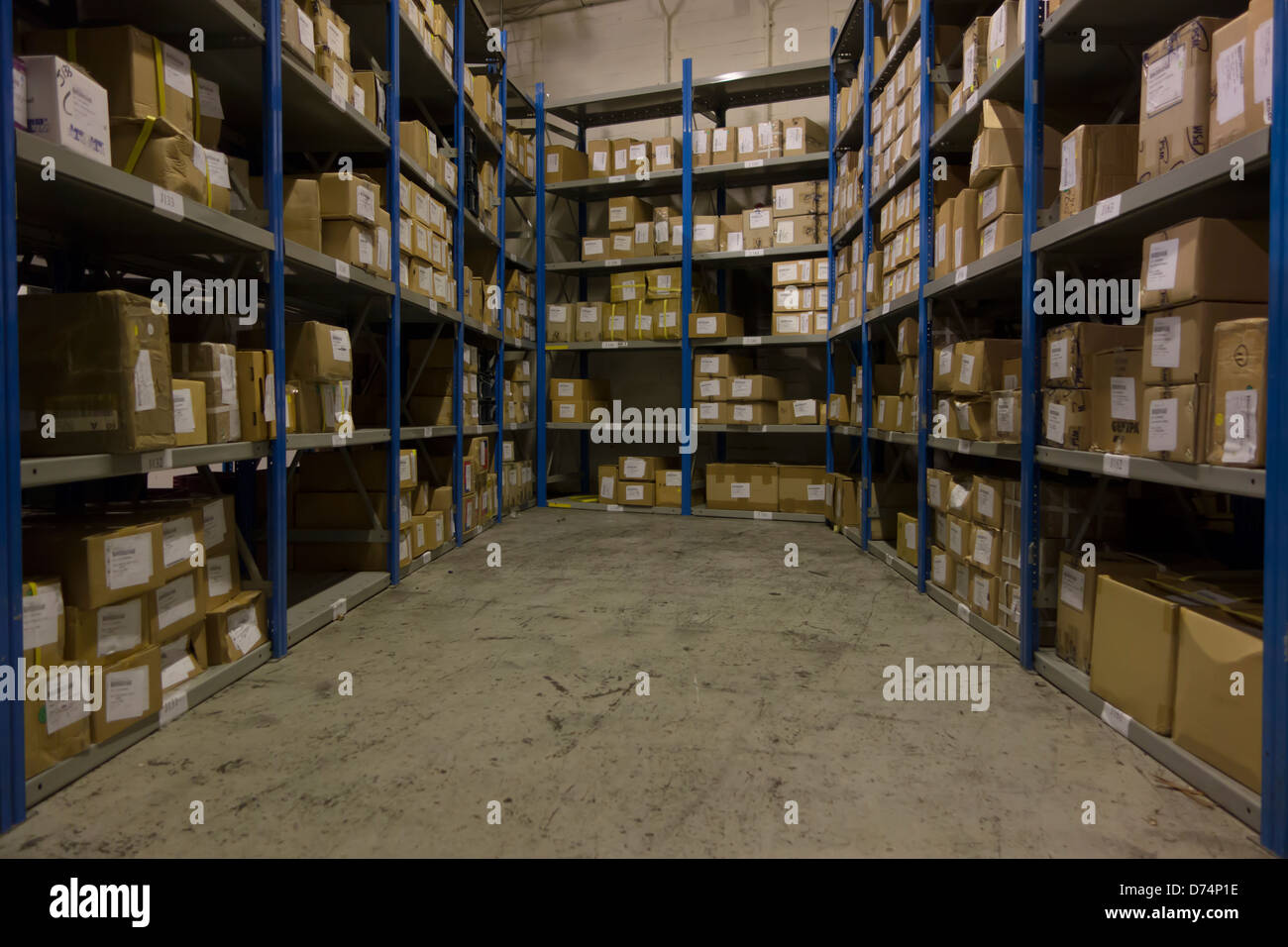 Warehouse boxes hires stock photography and images Alamy