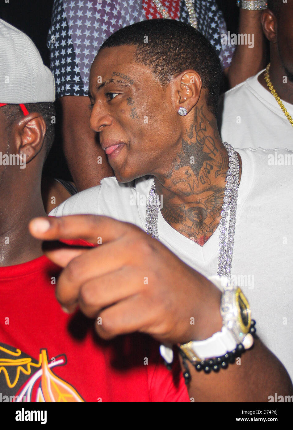 Soulja Boy Soulja Boy’s 21st birthday party at Club Play Miami Beach