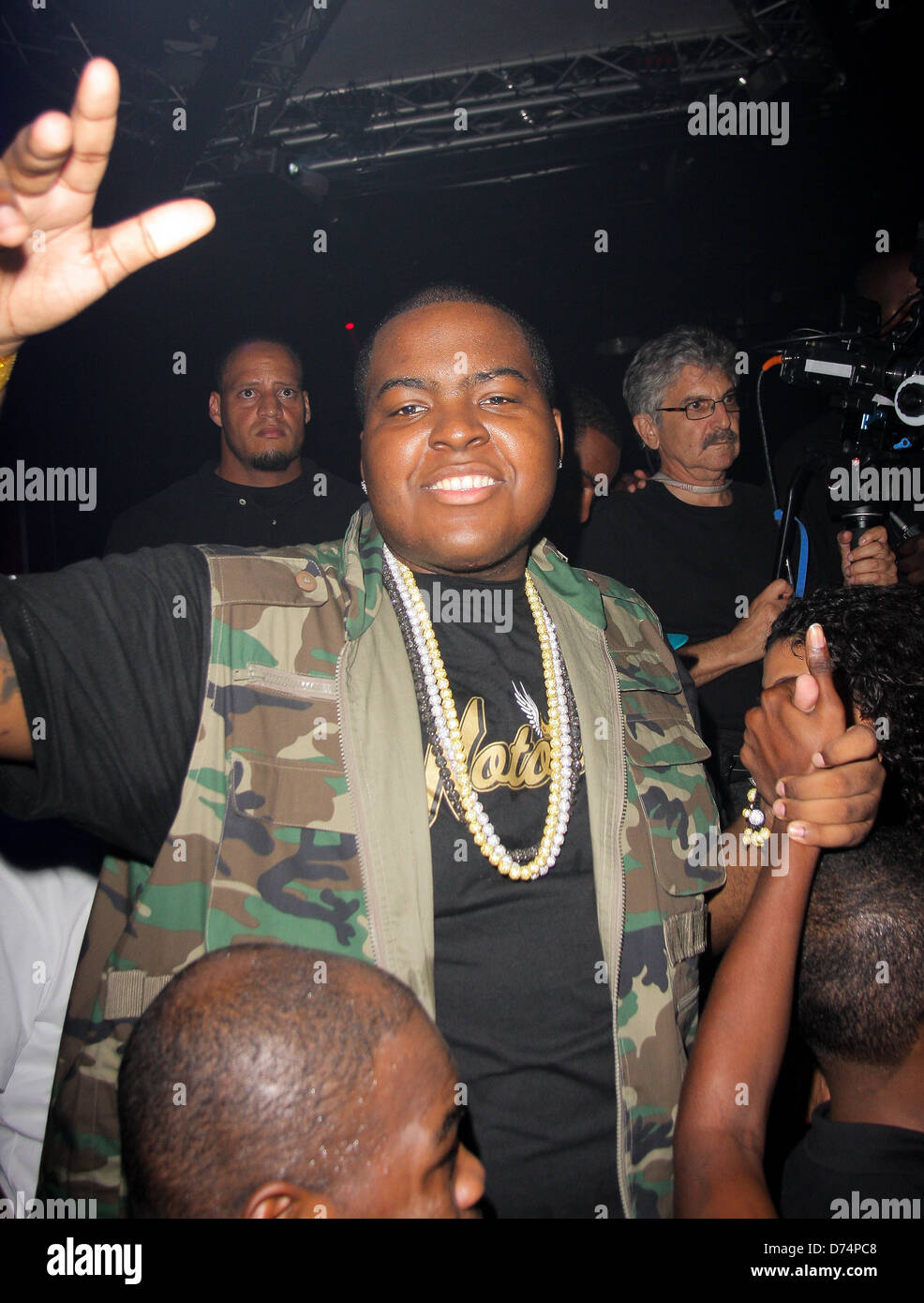 Sean Kingston Soulja Boy's 21st birthday party at Club Play Miami Beach