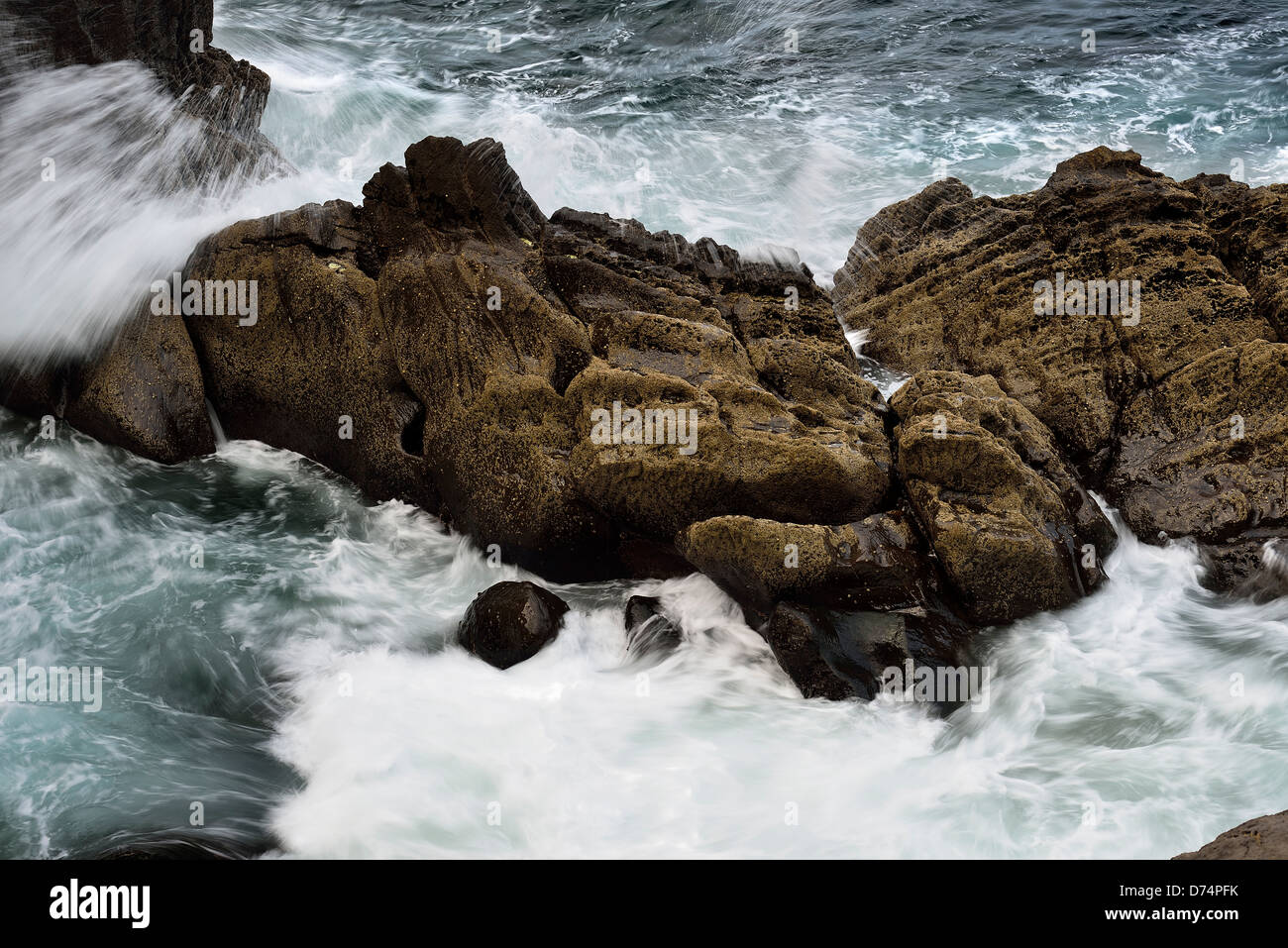 Rocks in the coast Stock Photo - Alamy