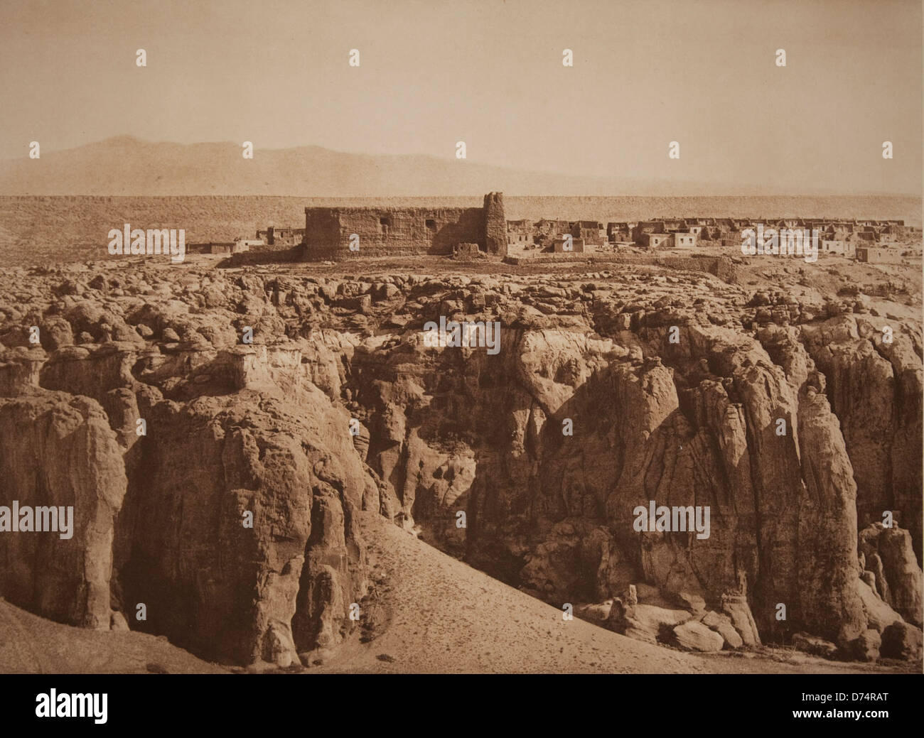 Acoma from the South Stock Photo