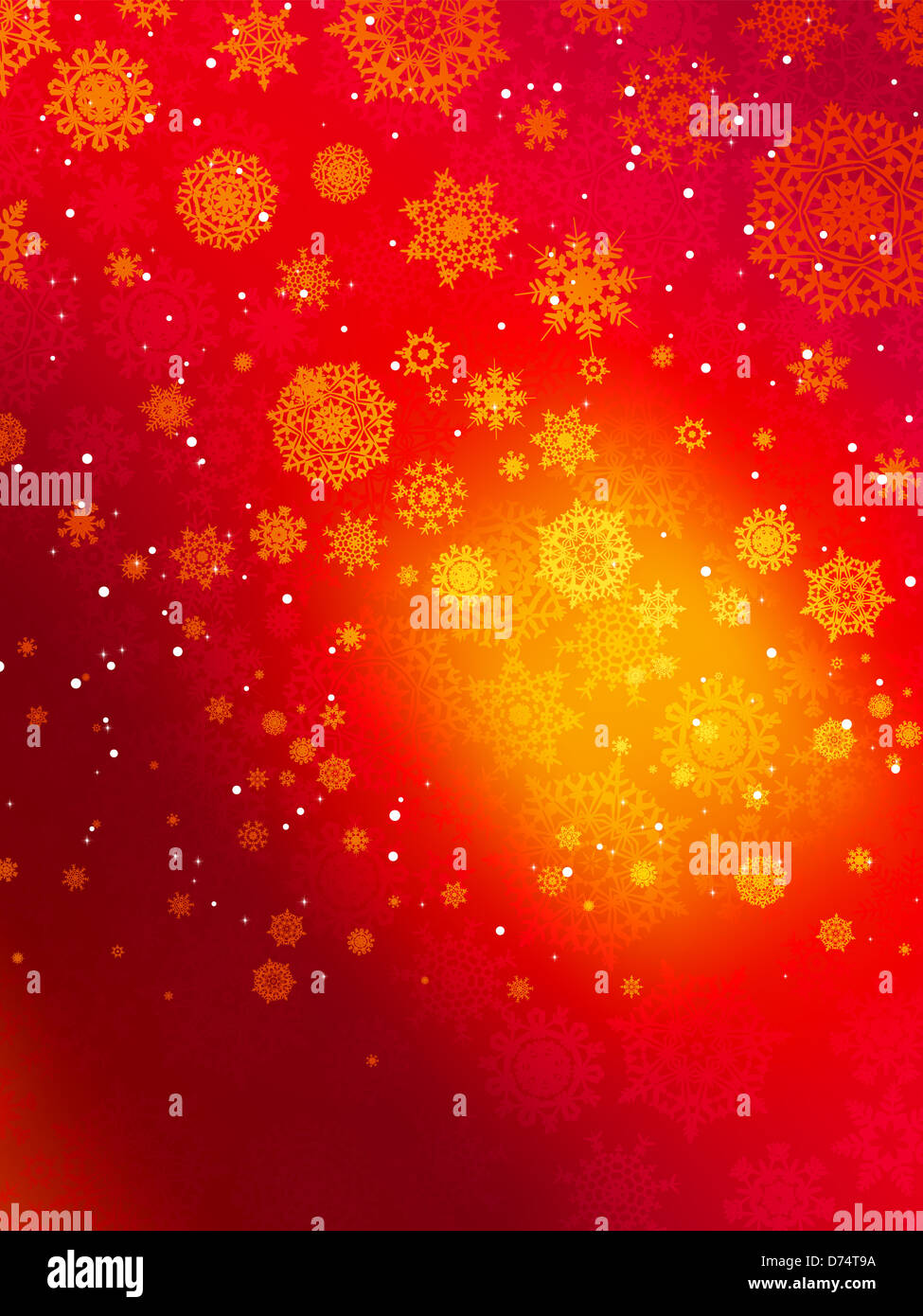 Christmas background with snowflakes Stock Photo - Alamy
