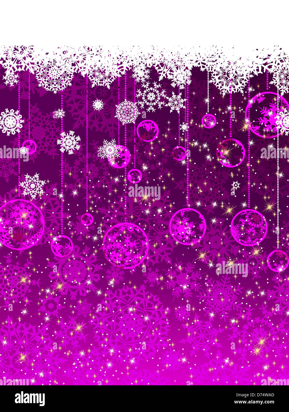 Christmas background with baubles Stock Photo - Alamy