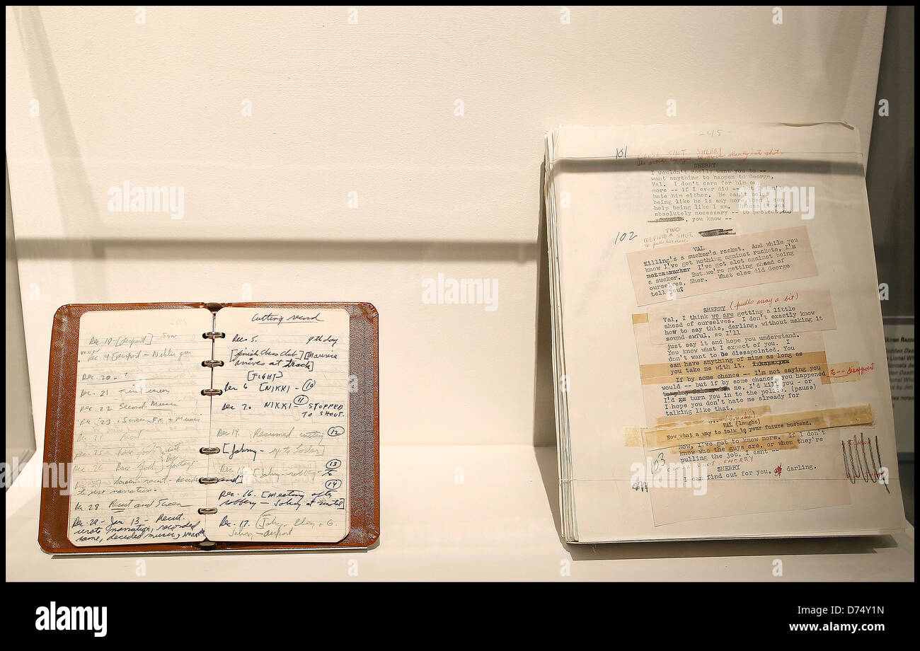 Stanley Kubrick notebook Stanley Kubrick exhibition featuring movie ...