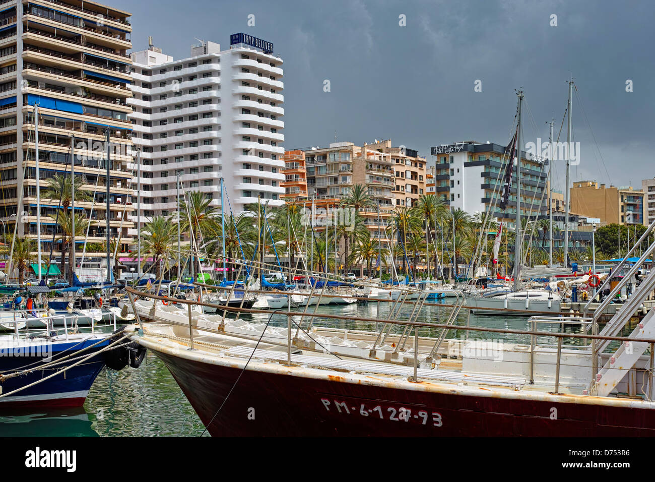Paseo Marítimo Palma de Mallorca Stock Photo