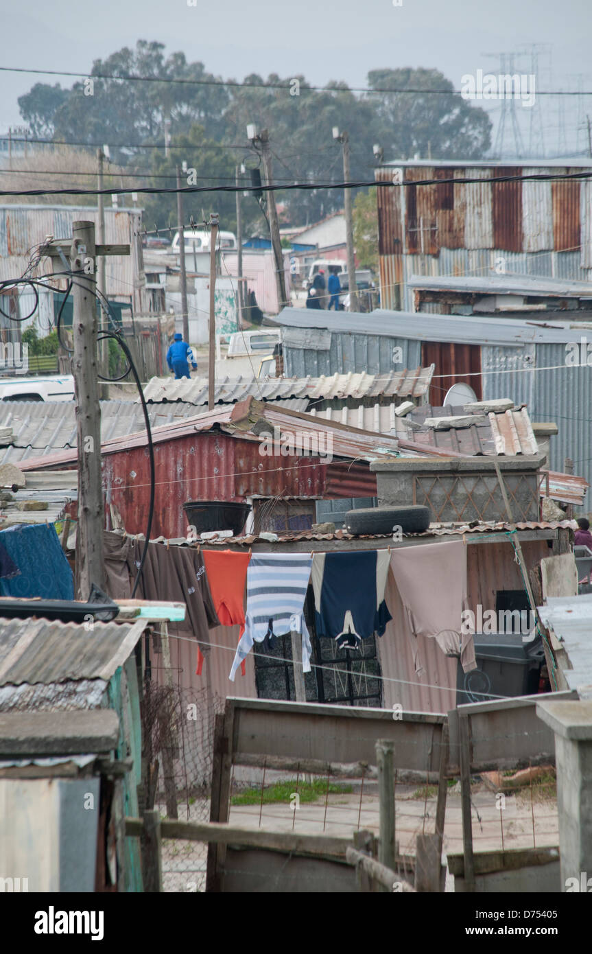 Township in Cape Town, South Africa Stock Photo - Alamy