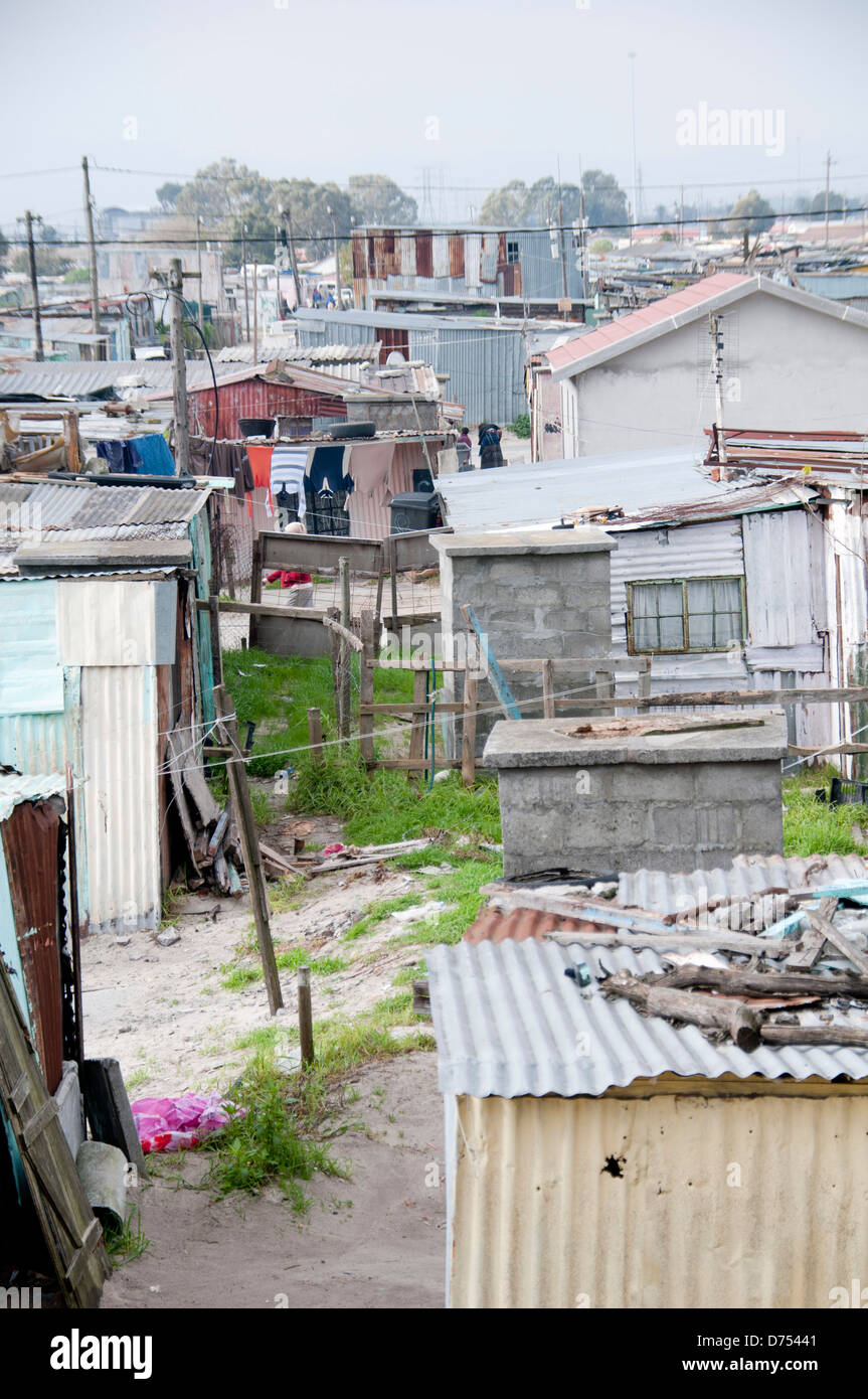 Township in Cape Town, South Africa Stock Photo - Alamy