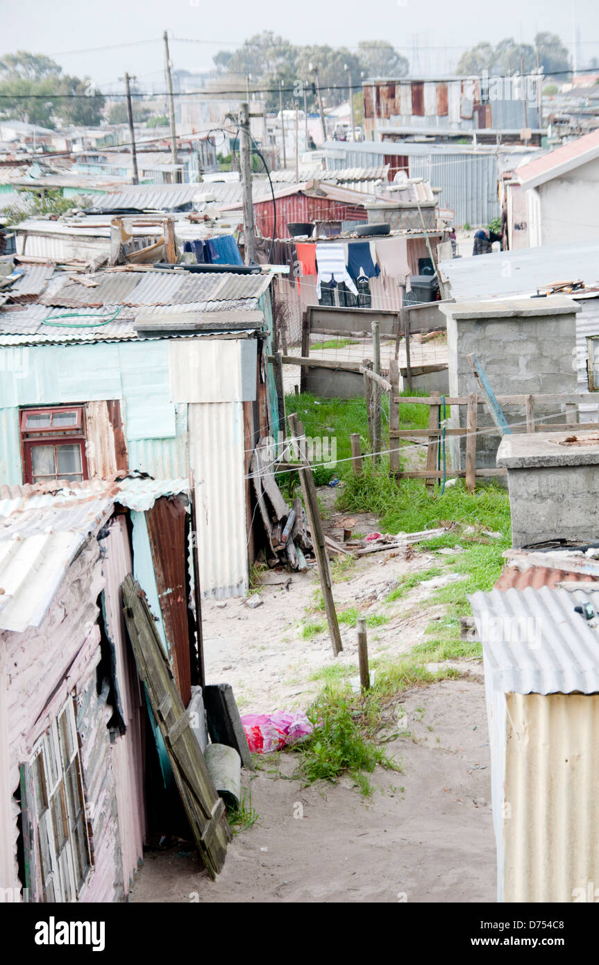 Township in Cape Town, South Africa Stock Photo - Alamy