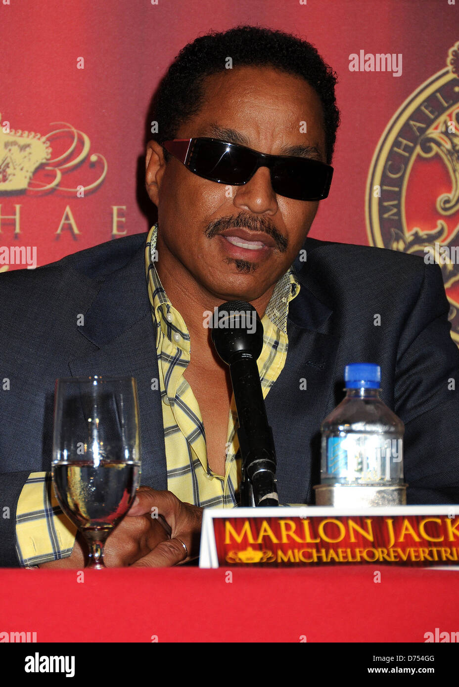 Marlon Jackson 'Michael Forever The Tribute Concert' Press Conference held at The Beverly Hills Hotel Los Angeles, California - 25.07.11 Stock Photo