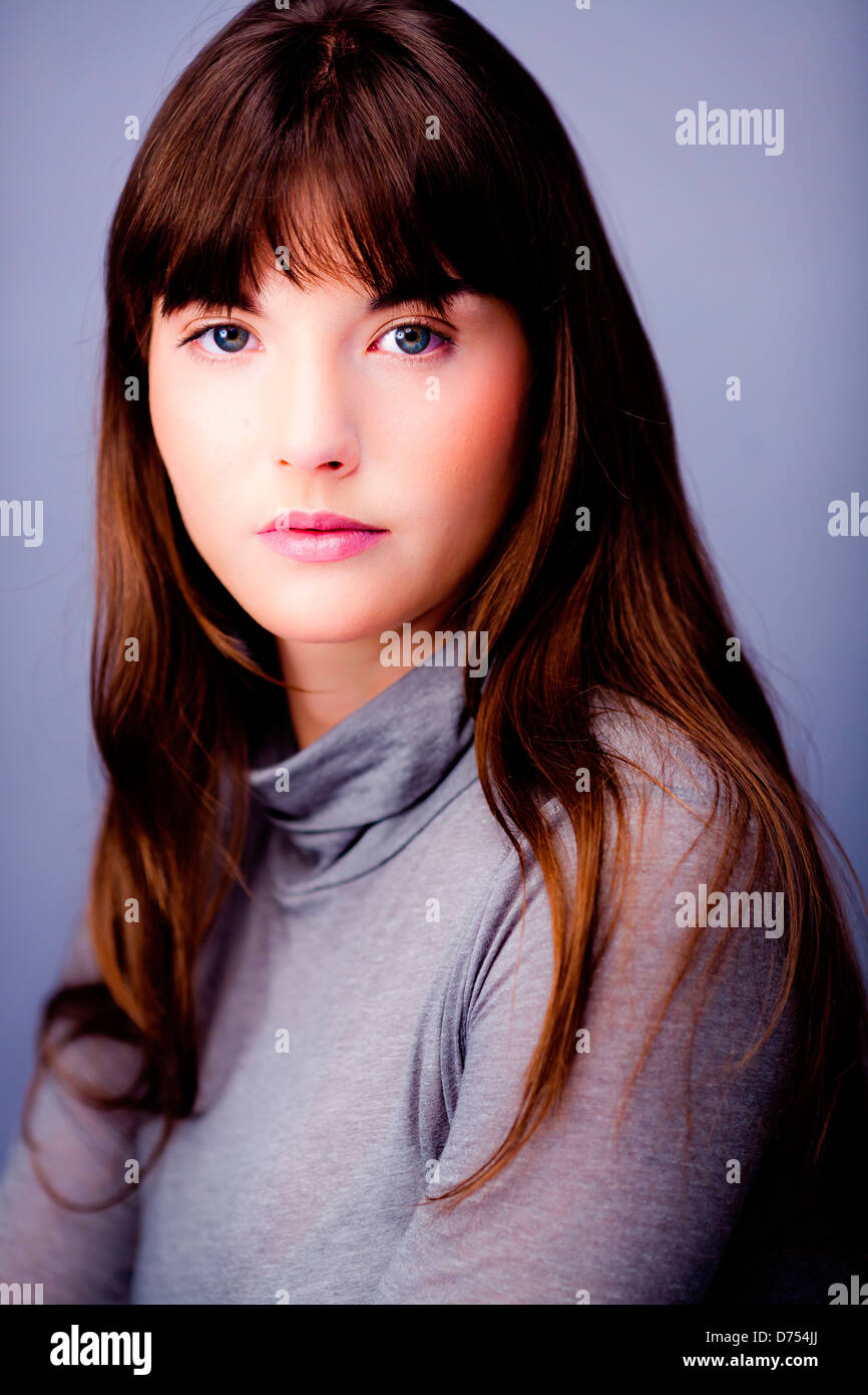 Portrait of a sad woman Stock Photo - Alamy