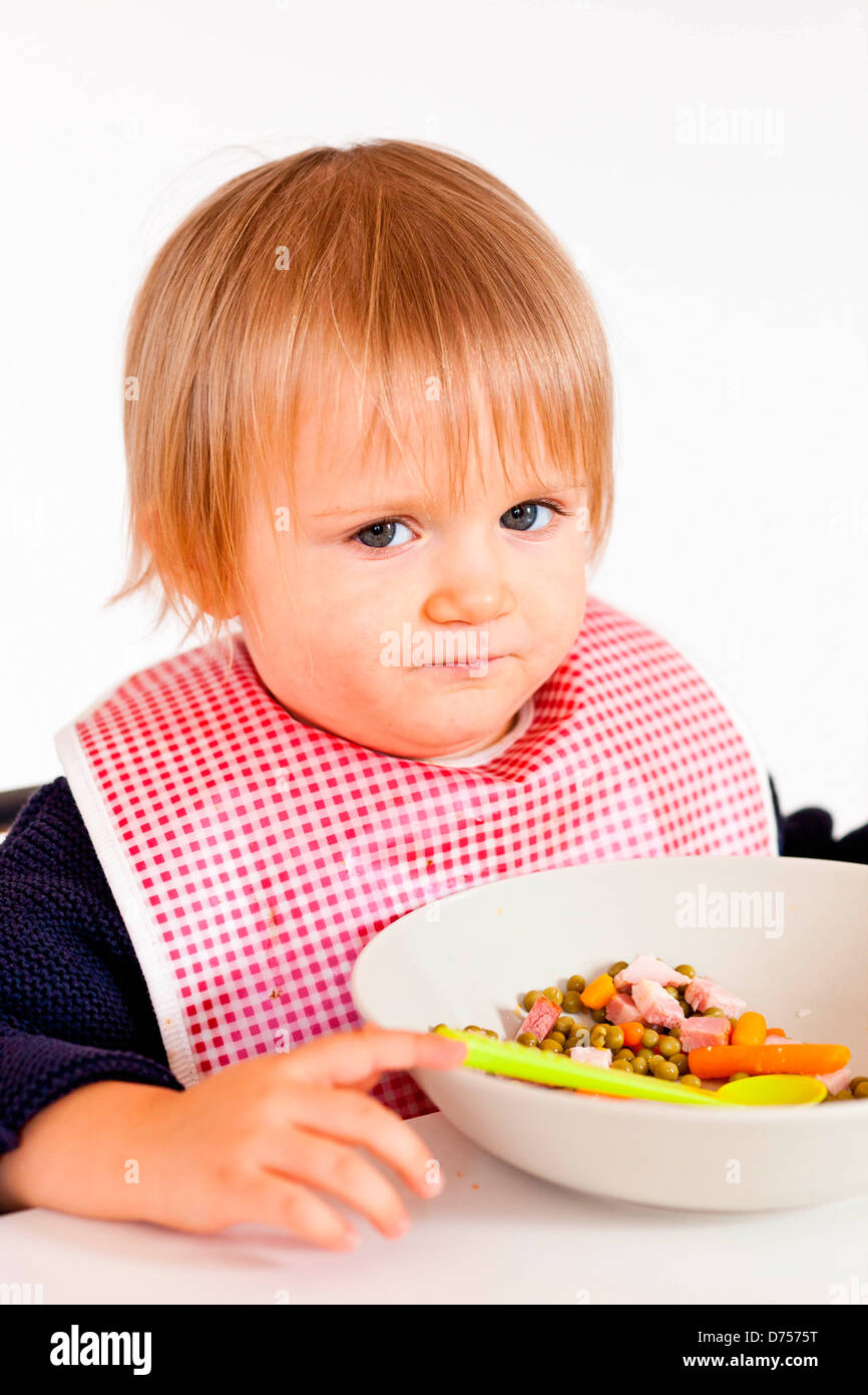 18 month old girl eating hires stock photography and images Alamy
