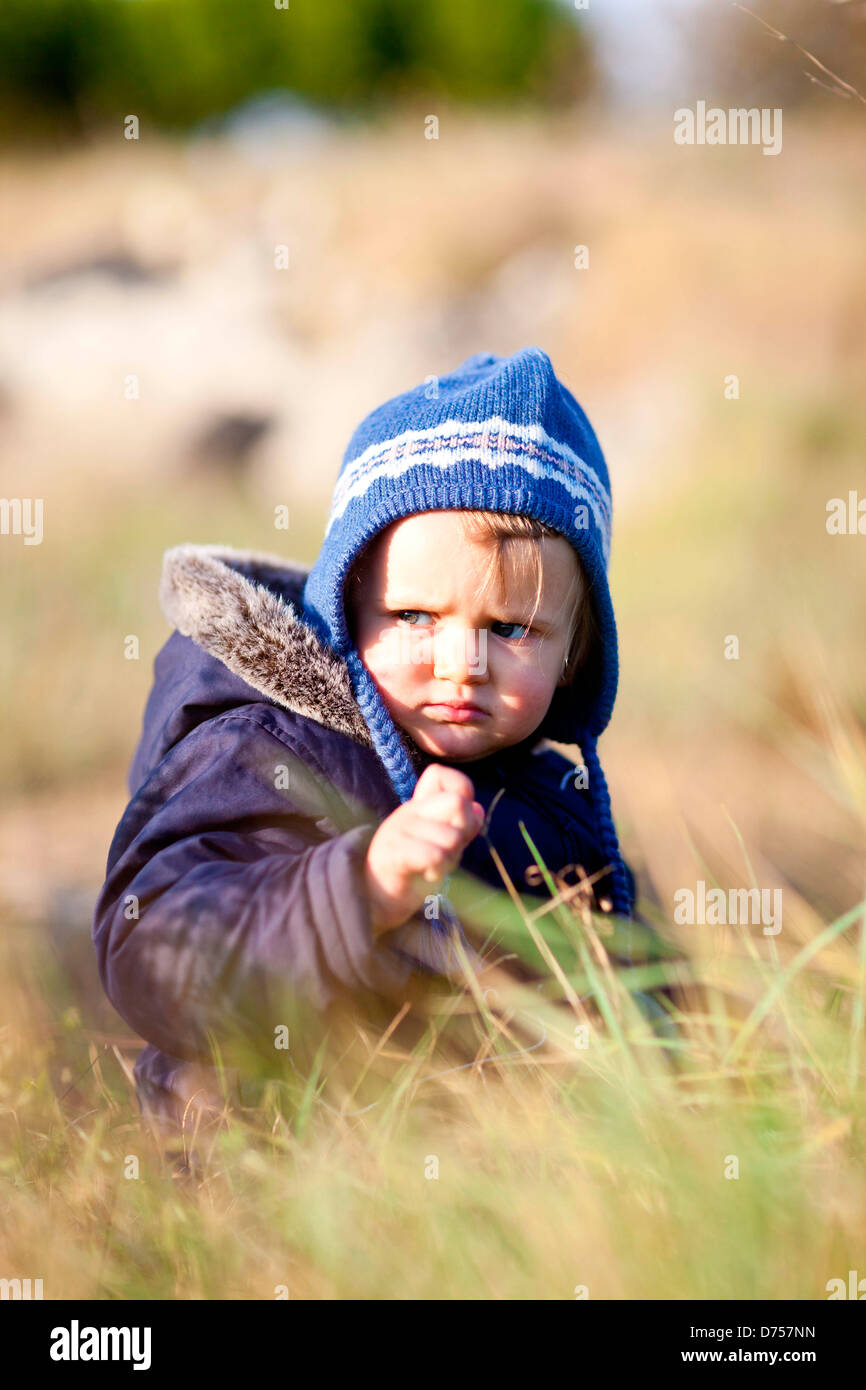 18 month old baby girl Stock Photo Alamy