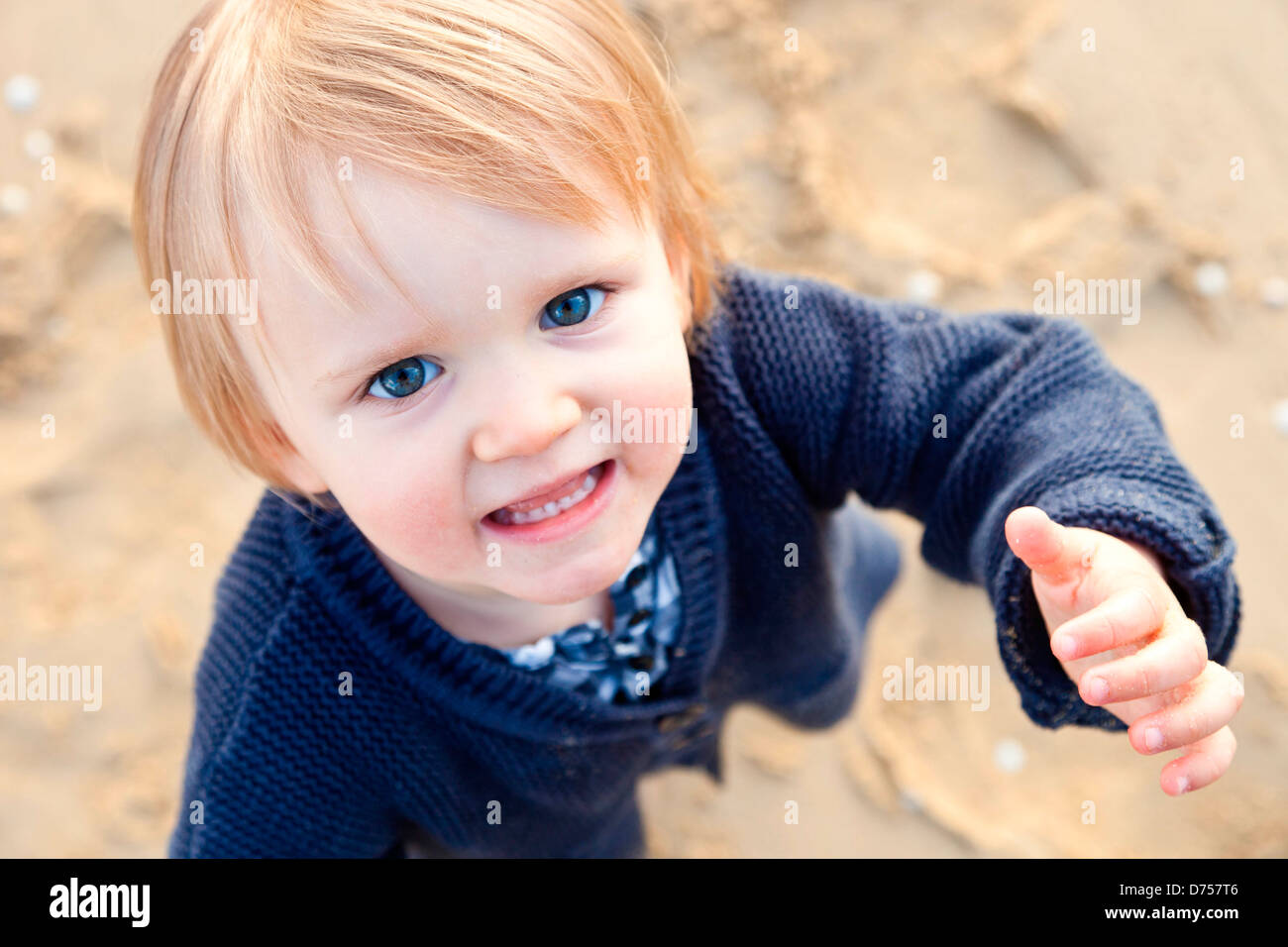 18 month old baby girl Stock Photo Alamy