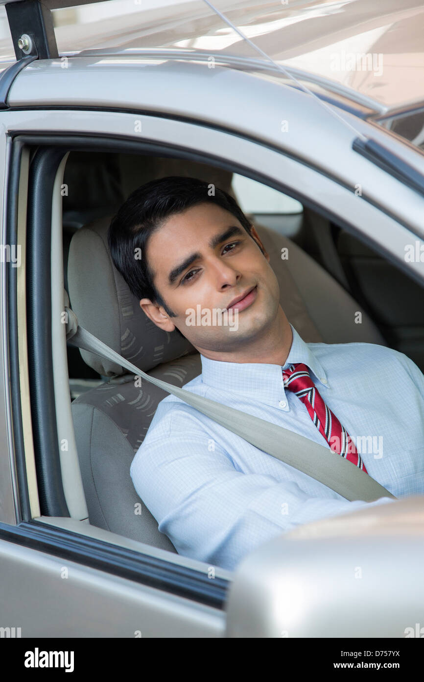 Worker sitting in car hi-res stock photography and images - Alamy