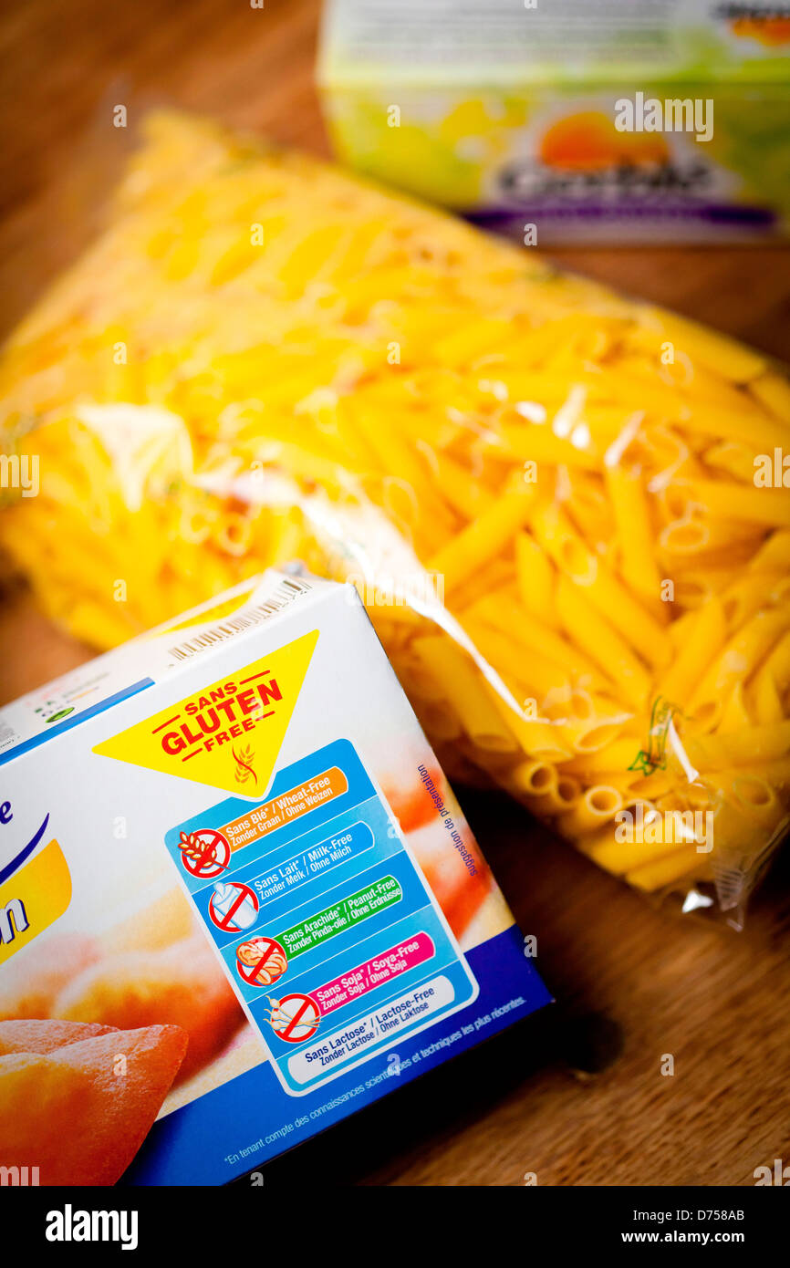 Gluten free food Stock Photo - Alamy