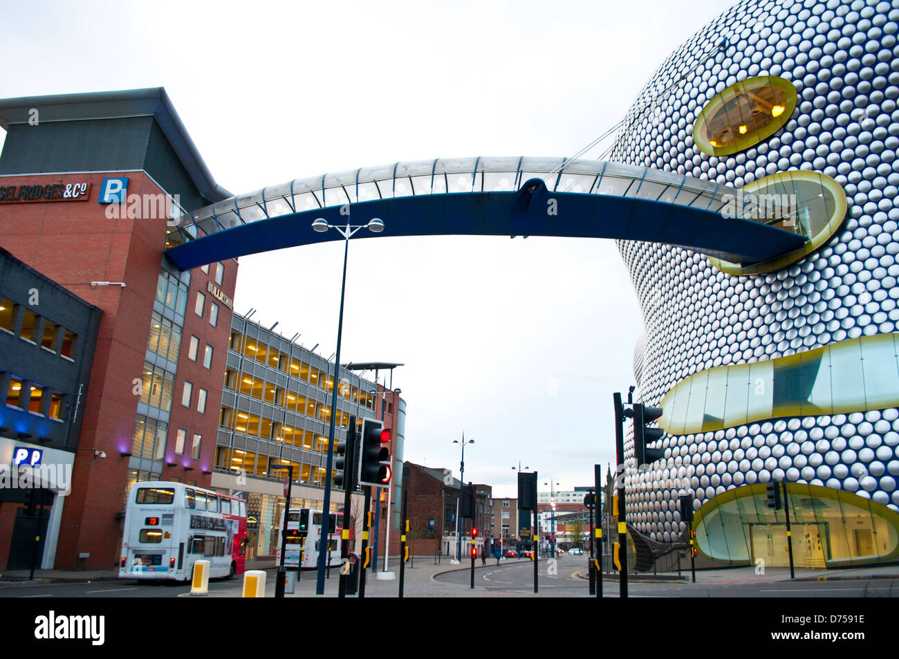 Selfridges department store with walkway, Birmingham, UK Stock Photo Alamy