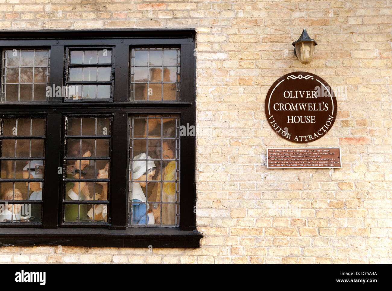 Oliver Cromwells House, where Cromwell lived for 10 years, 17th century building, Ely,  UK Stock Photo