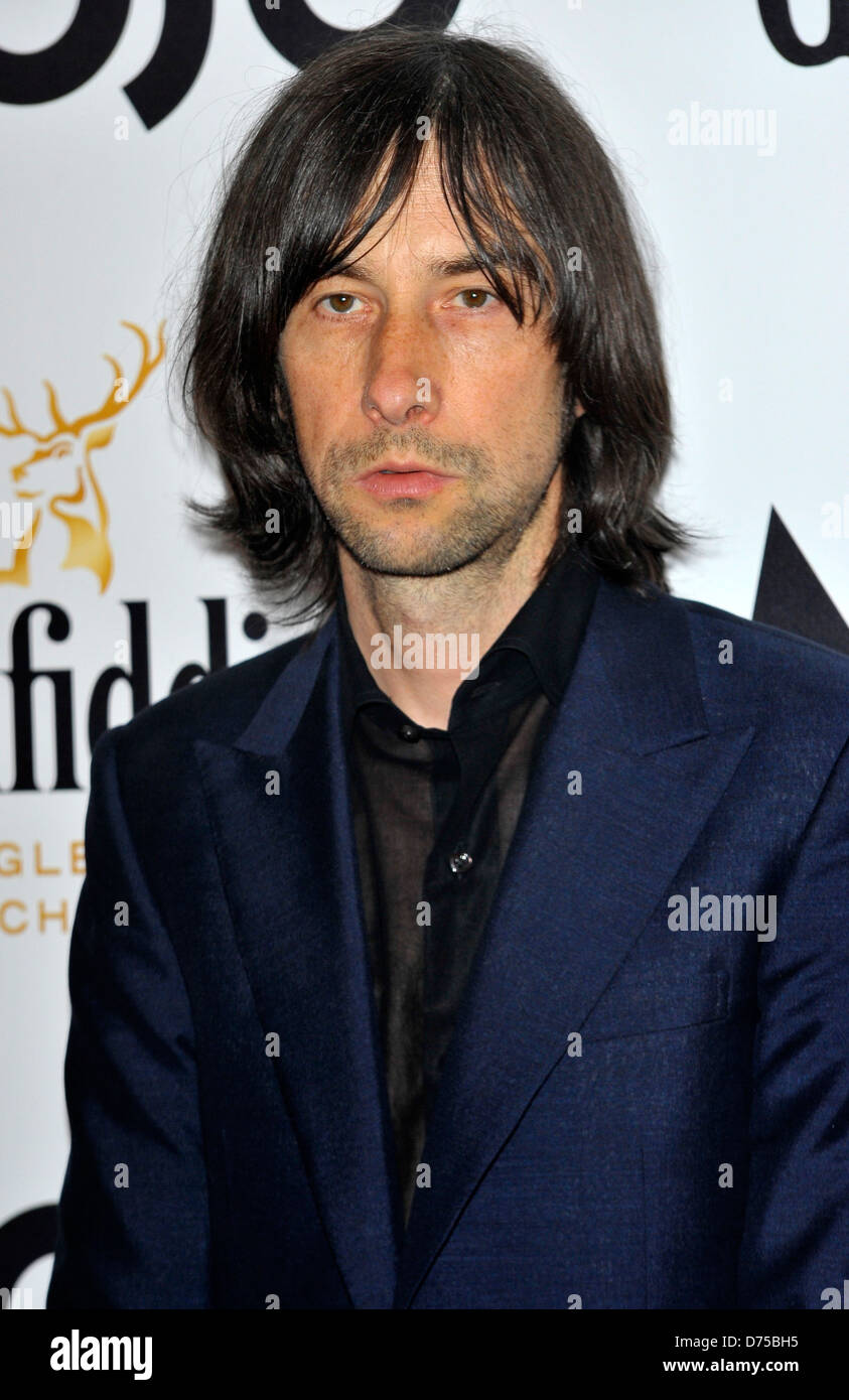 Bobby Gillespie Glenfiddich Mojo Honours List 2011 Awards Ceremony, held at The Brewery - Arrivals London, England - 21.07.11 Stock Photo