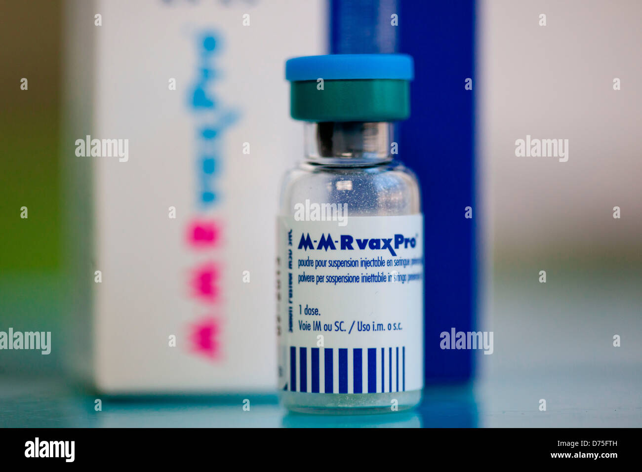 Vaccin ROR (Rougeole, Oreillons, Rubéole). Stock Photo
