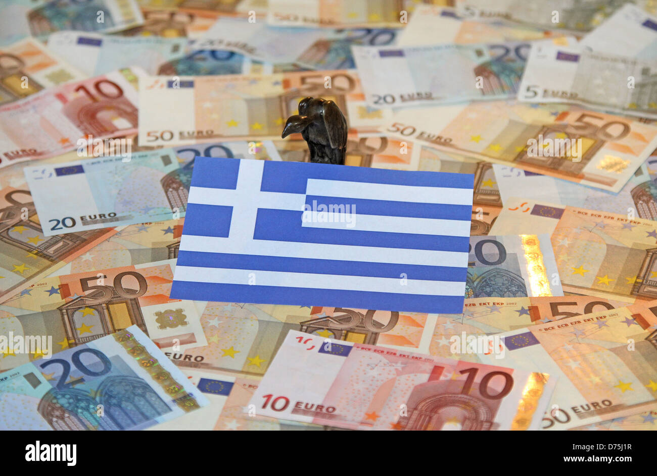 Berlin, Germany, symbol photo, Euro financial crisis in Greece Stock Photo
