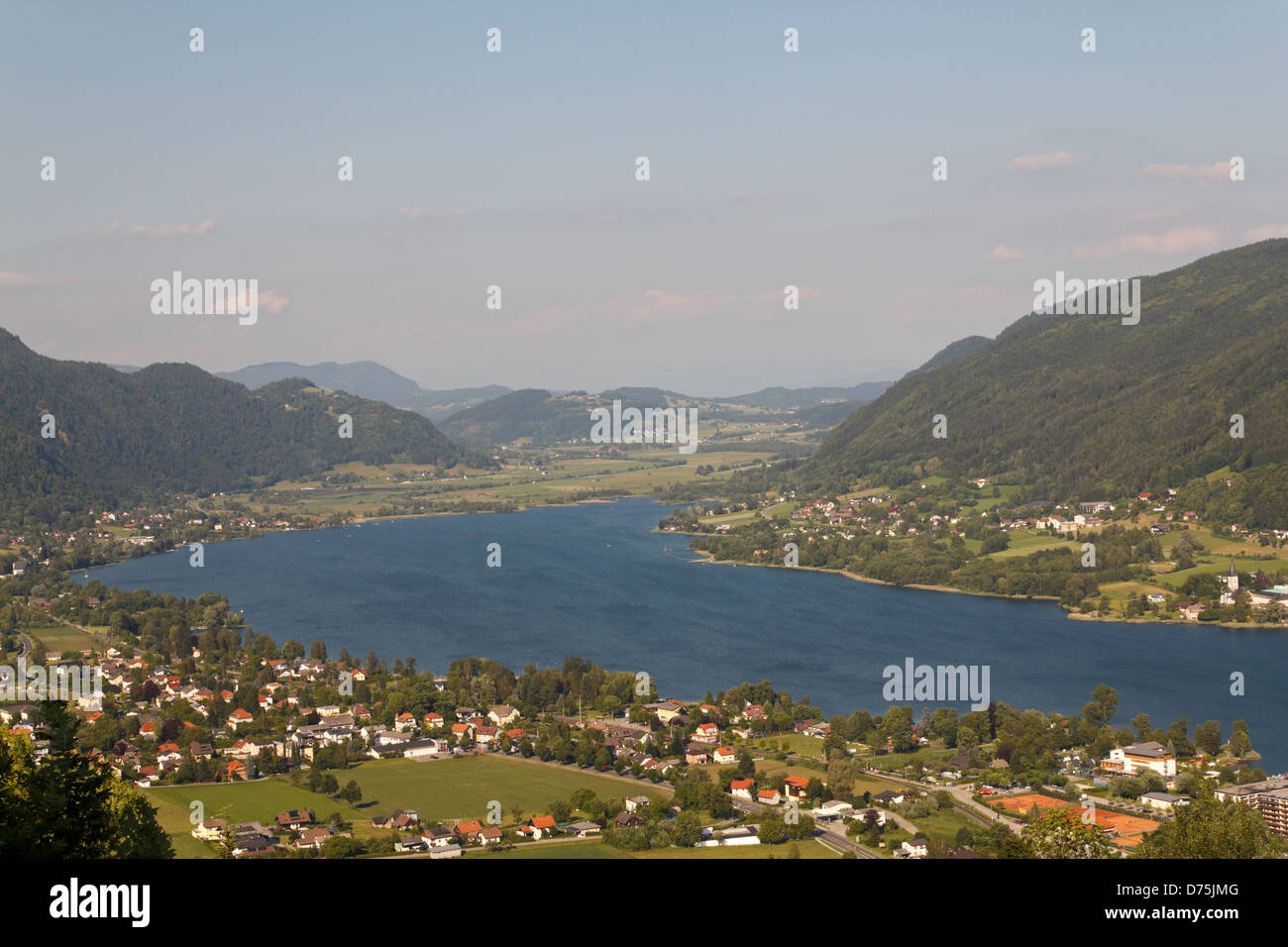 Anne Home, Austria, overlooking the Ossiach Stock Photo