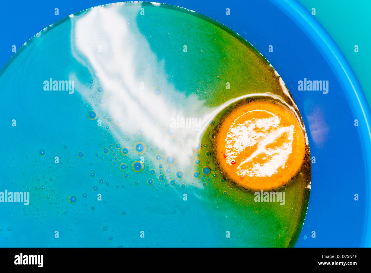 Vitamin C tablet dissolving in a glass of water Stock Photo Alamy