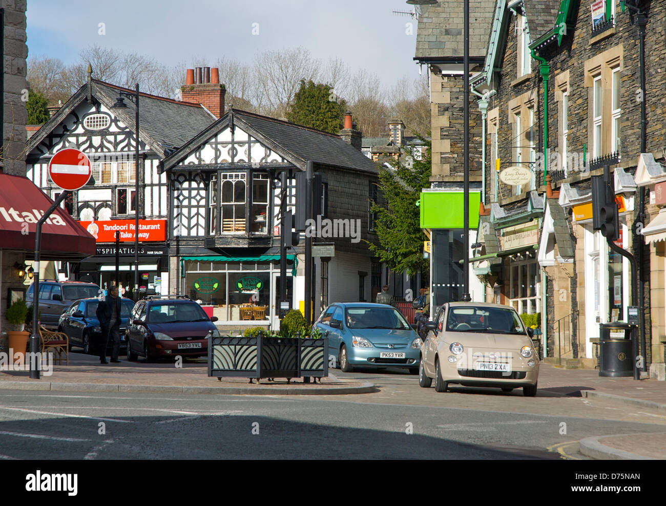 The Crescent, Windermere town, Lake District National Park, Cumbria