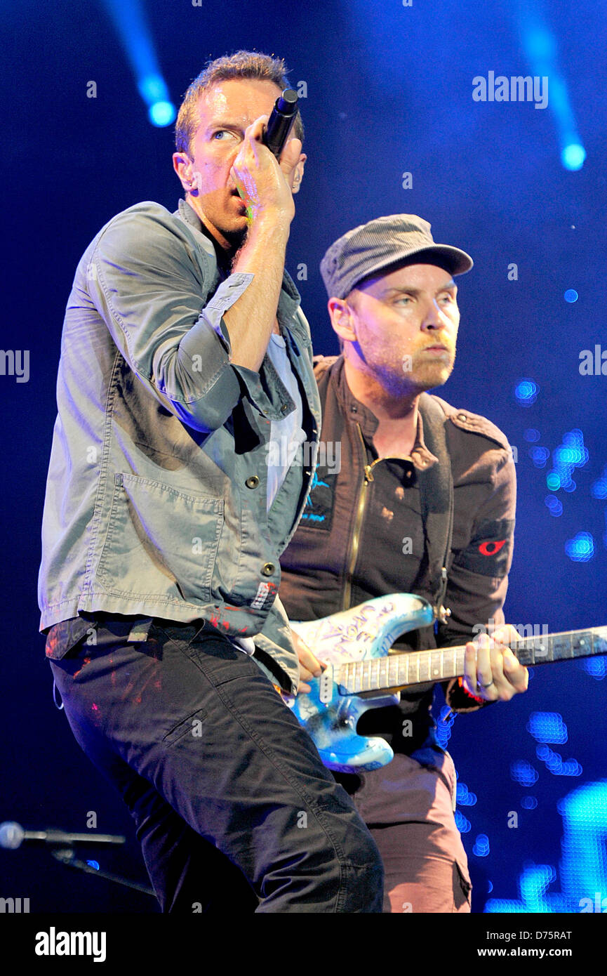 Will Champion, Guy Berryman, Chris Martin and Jonny Buckland of Coldplay  attend the Capital FM Jingle Bell Ball 2015 at the O2 Arena, London Stock  Photo - Alamy