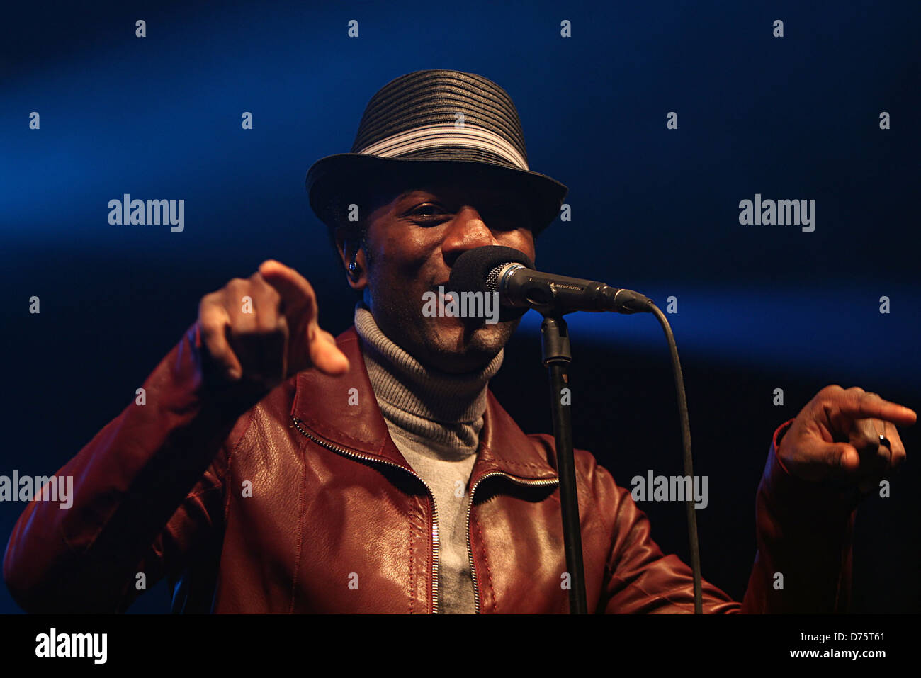 Aloe Blacc performing on the Revellers Stage The Big Chill Festival