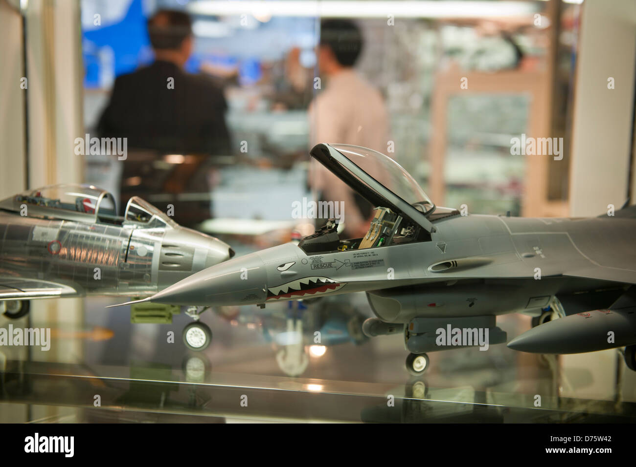 Model aircraft on display in a Tokyo Shop Stock Photo - Alamy