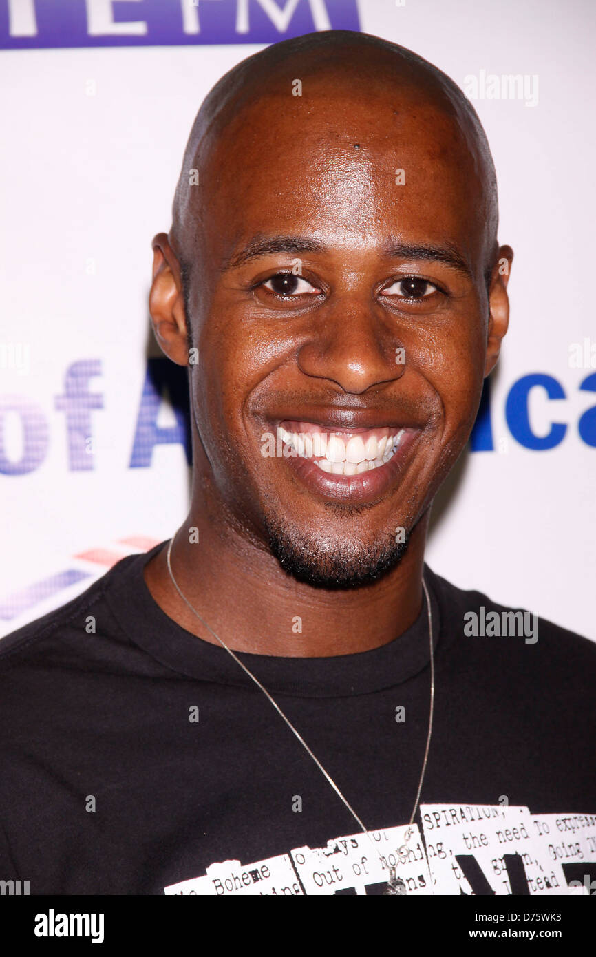 Marcus Paul James from Rent attending Broadway in Bryant Park Presented by 106.7 Lite FM. New