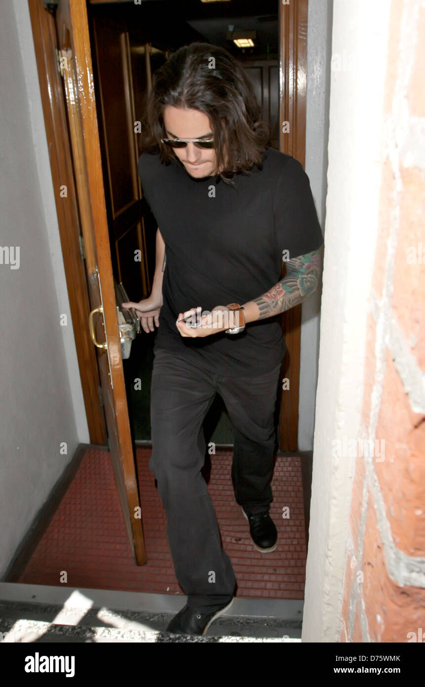 John Mayer Leaving A Medical Centre In Beverly Hills Sporting Long