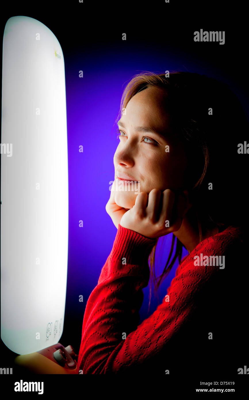 Light therapy or phototherapy treatment of depression with light