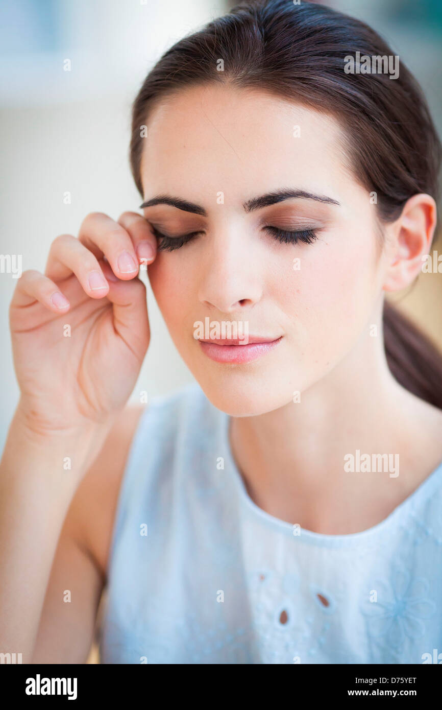 Dust in the eye Stock Photo Alamy