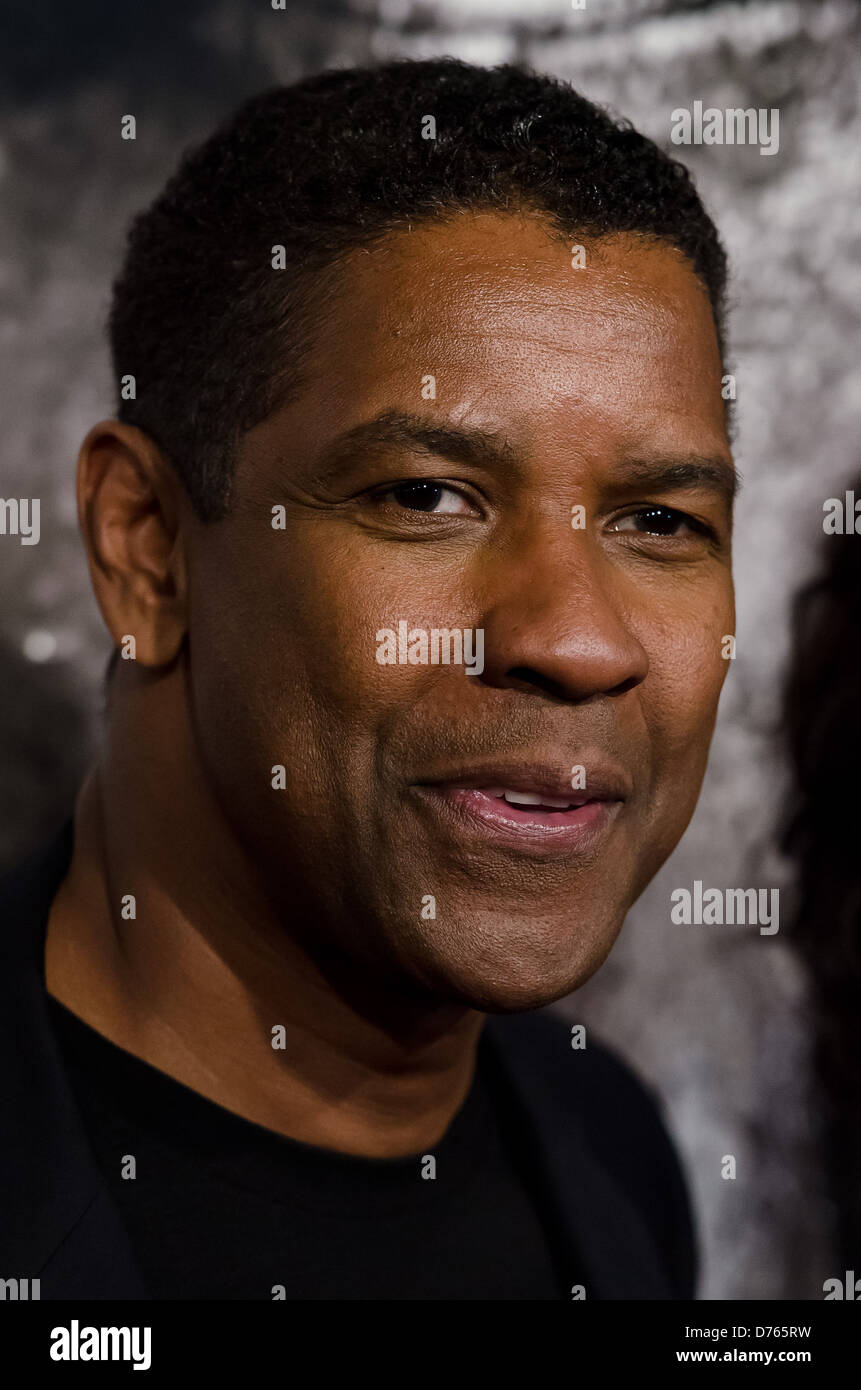 Denzel Washington New York Premiere of 'Safe House' held at the SVA
