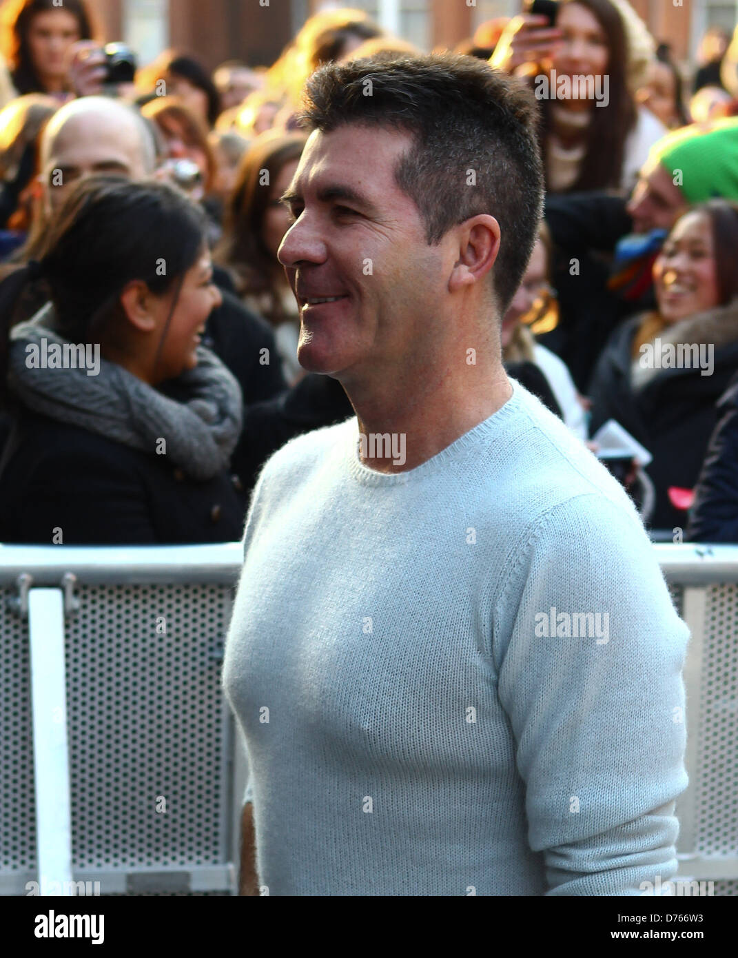 Simon Cowell Judges arriving at the 'Britian's Got Talent' auditions