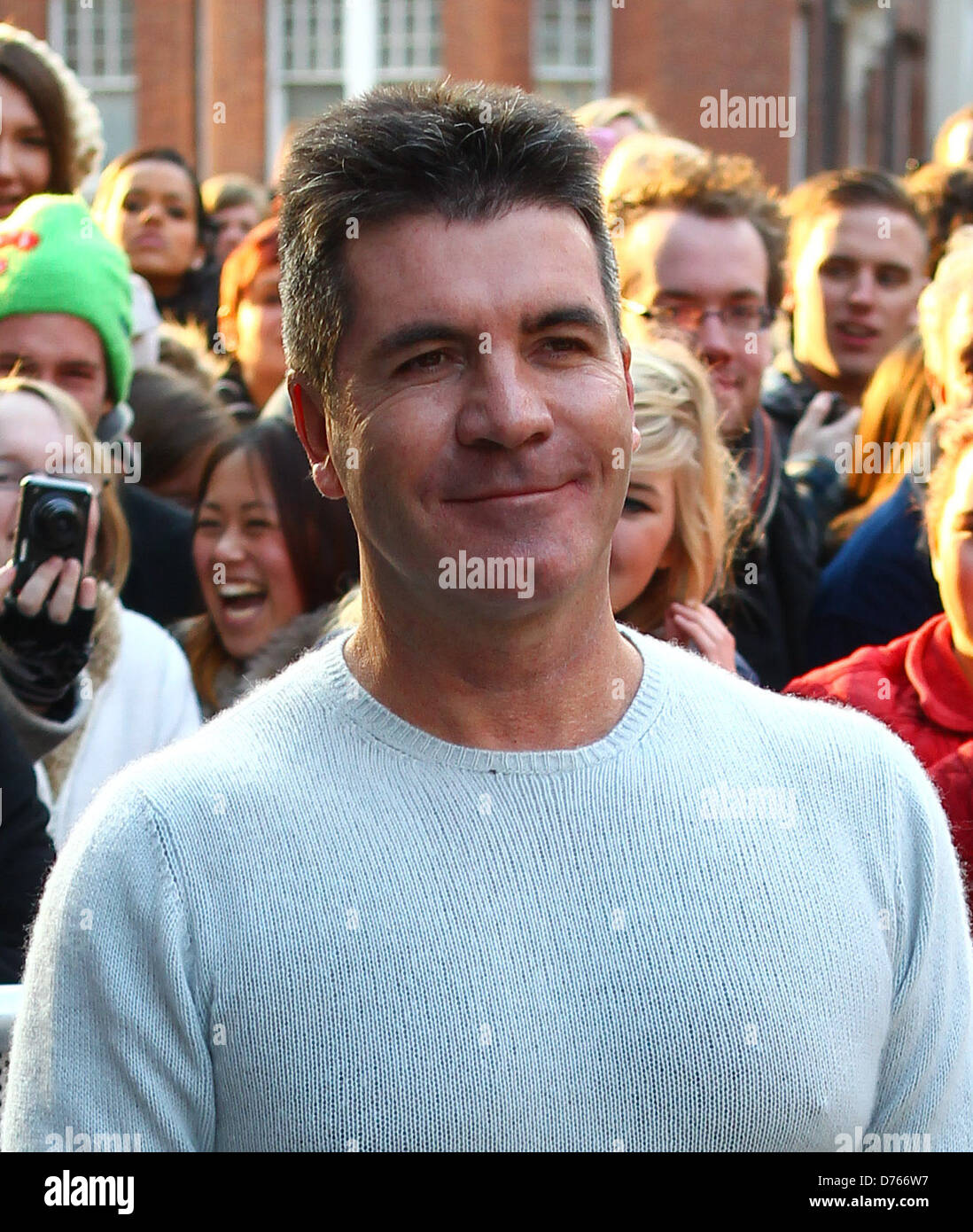 Simon Cowell Judges arriving at the 'Britian's Got Talent' auditions