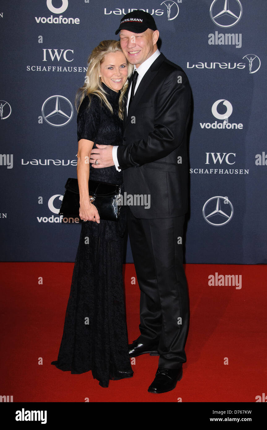 Axel Schulz and Frau Patrizia Laureus Sport Awards held at the Queen ...